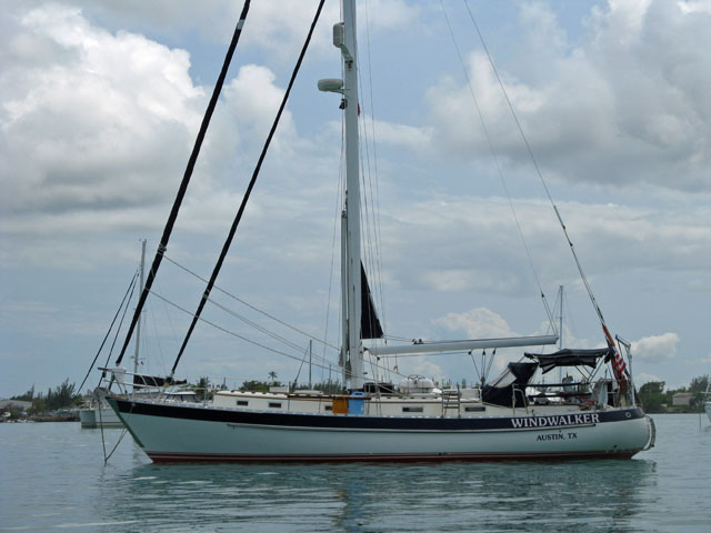 At Anchor in Marsh Harbor