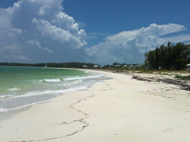 North beach at Great Harbour Cay