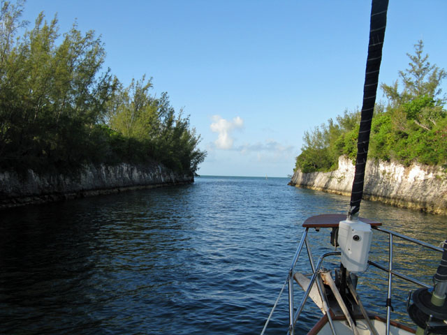 Leaving Great Harbor Marina