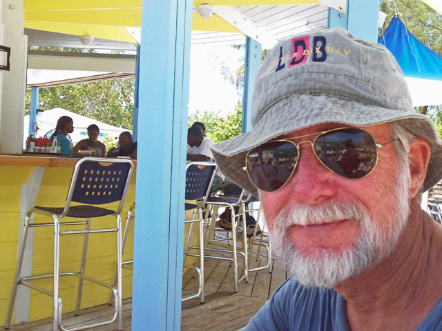 Lunch at the Beach Bar, Great Harbour