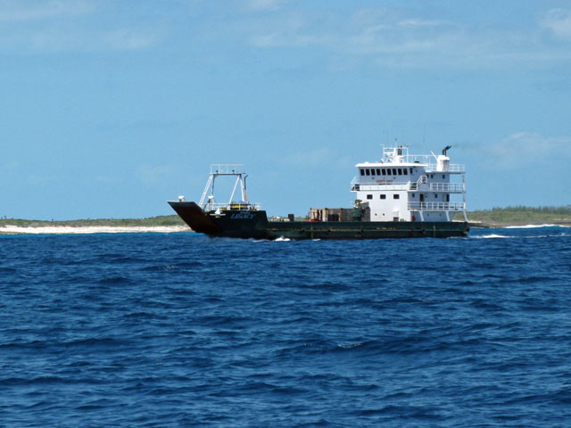 Crossing in the Whale Cay Passage