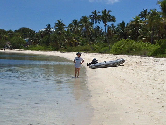 Landing on Tahiti Beach