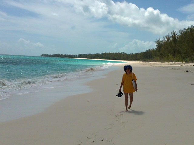 Our Private Beach on Manjack