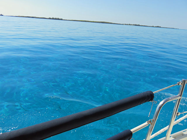Aquamarine Colors Near North Bar Channel