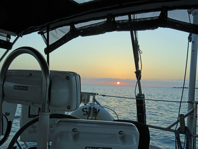 Sunset at Great Sale Cay