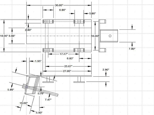 CAD Drawing of Engine Template.