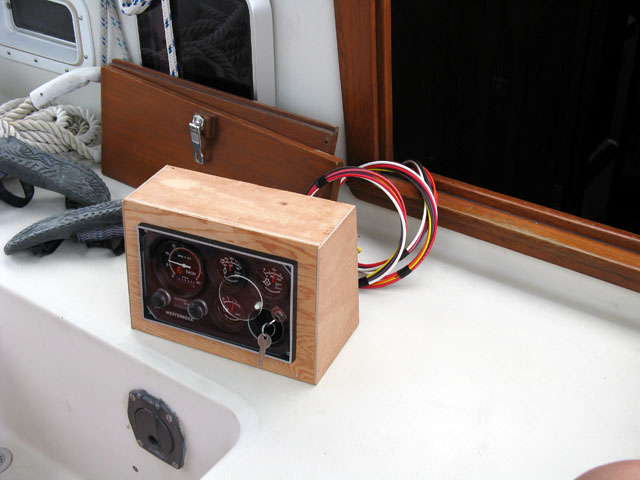 Temporary Panel for Trip Back to Dock