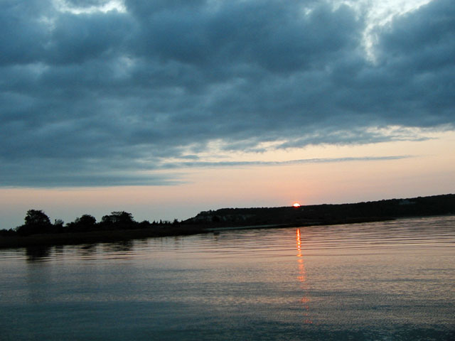 Sunset at Port Jefferson NY