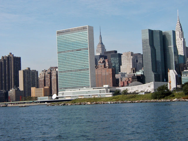 United Nations, East River