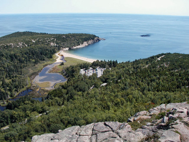 Sand Beach from the Beehive Trail