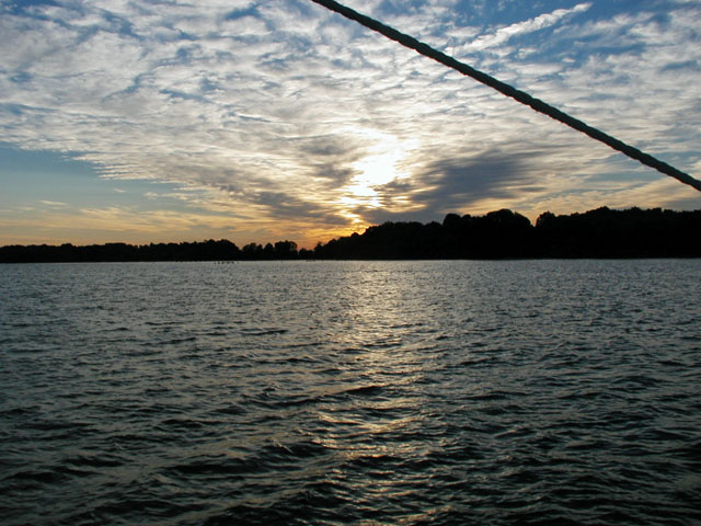 Sunset at Whitehall Bay, MD
