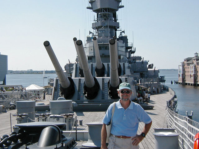 On the Battleship Wisconsin