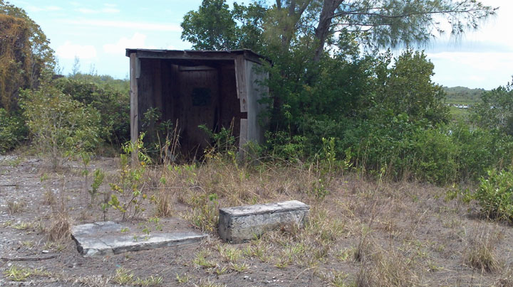 Remains of water point camp